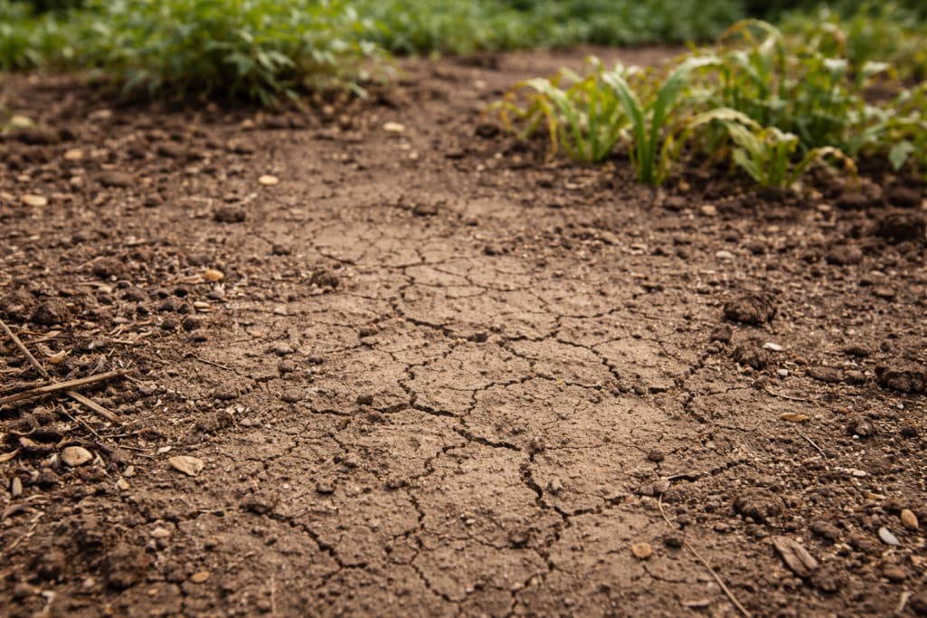 Czemu ziemia po deszczu szybko znowu staje się sucha